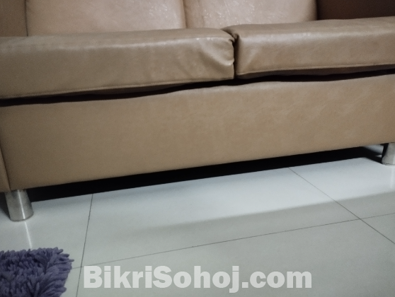 2 seater leather sofa